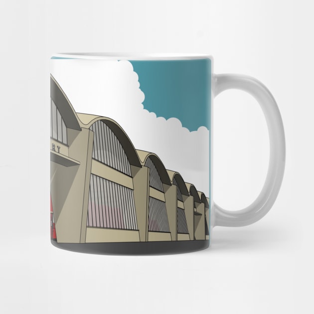 Stockwell Bus Garage 1952 by adam@adamdorman.com